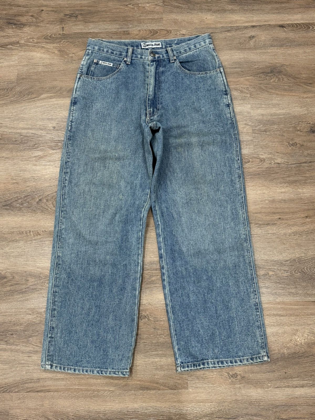 Mecca Vintage 90s/Y2K Mecca USA Baggy Denim Jeans Size US 32 / EU 48 - 1 Thumbnail
