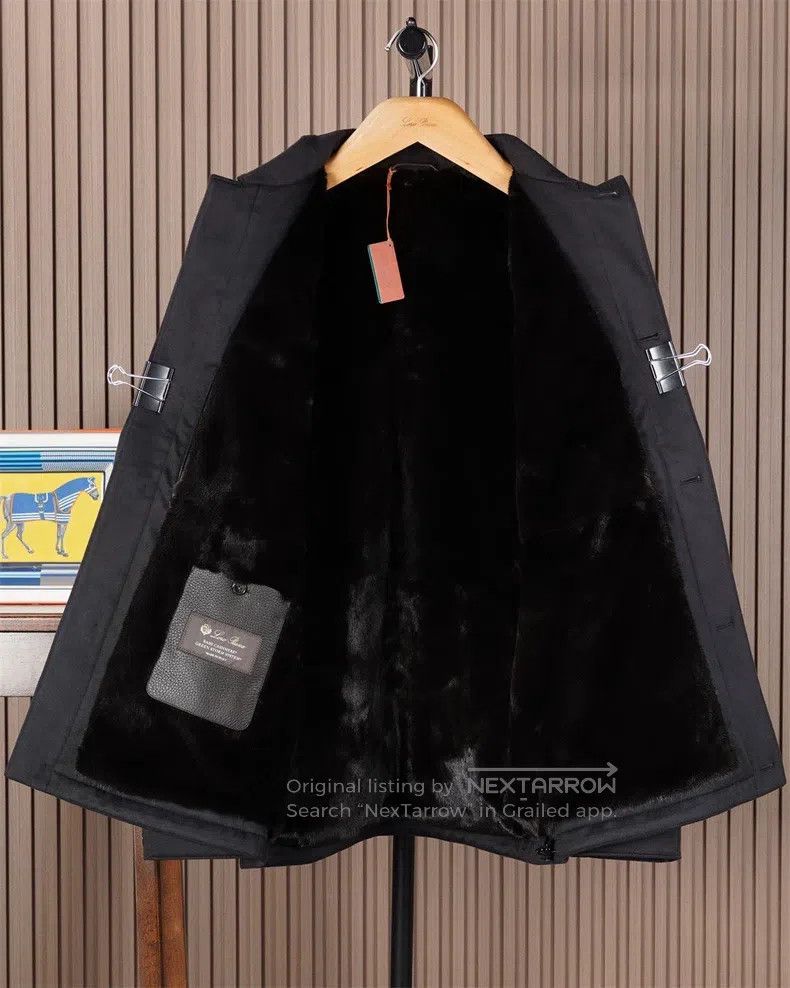 Loro Piana Loro Piana Black Mink Fur Coat Size US M / EU 48-50 / 2 - 2 Thumbnail