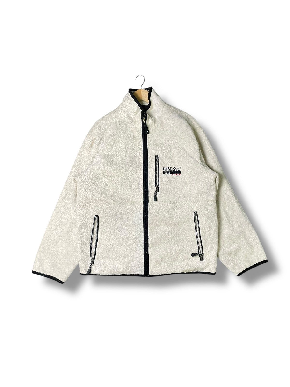 Patagonia × Vintage First Down USA Patagonia Style Fleece Jacket (51) Size US L / EU 52-54 / 3 - 1 Thumbnail