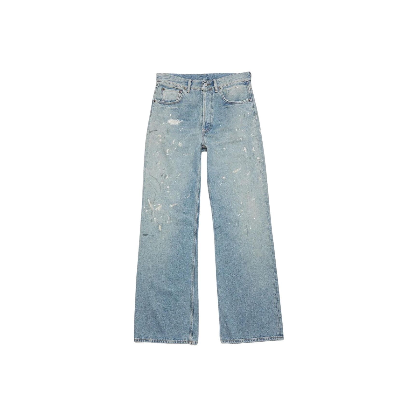 Acne Studios Acne Studios 2021M Paint Splatter Denim Jeans 34 Size US 34 / EU 50 - 1 Thumbnail