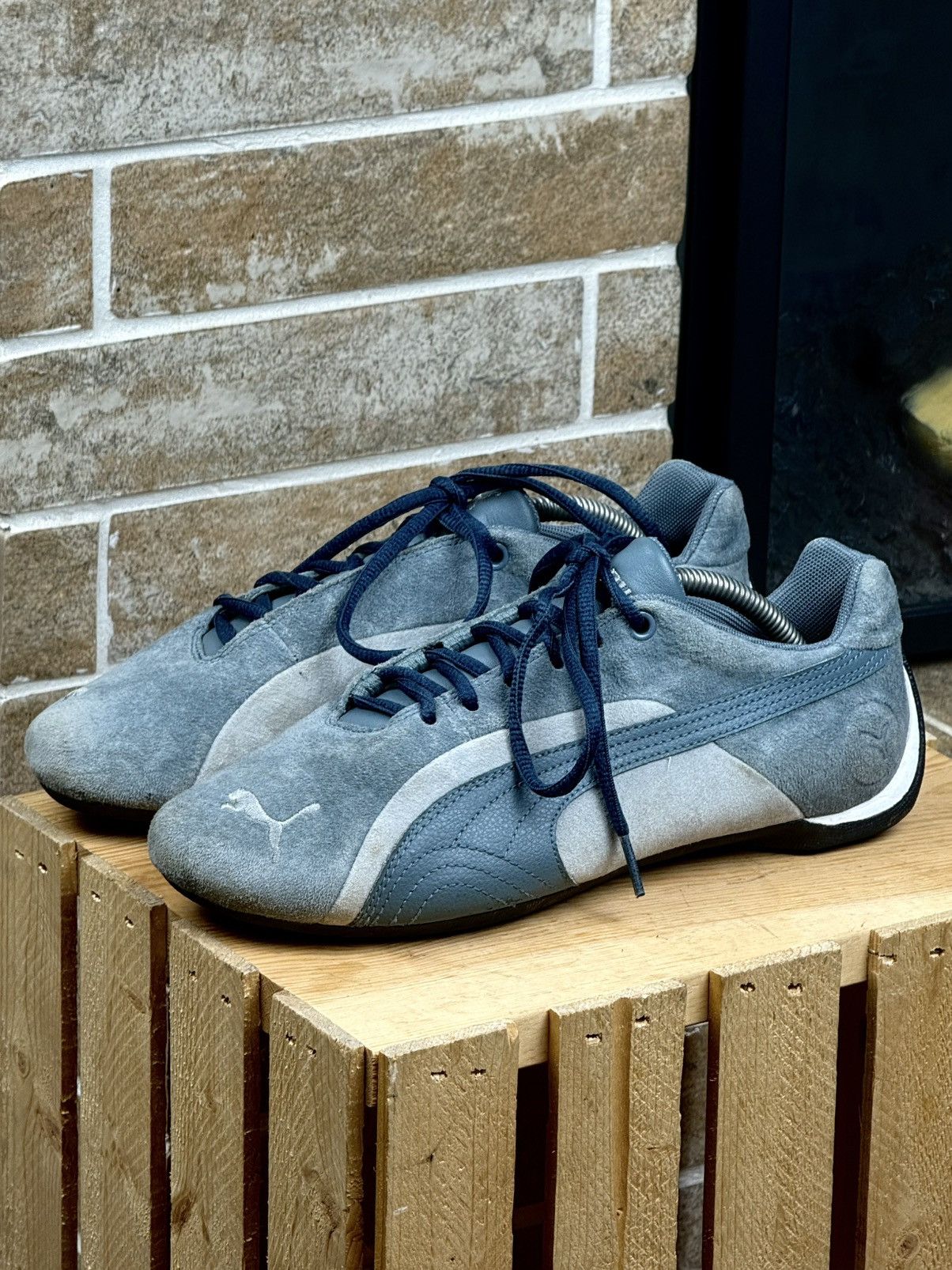 Puma Puma SppedCat Baby Blue Y2K Suede Low Top Shoes SIze US:9 Size US 9 / IT 39 - 1 Thumbnail
