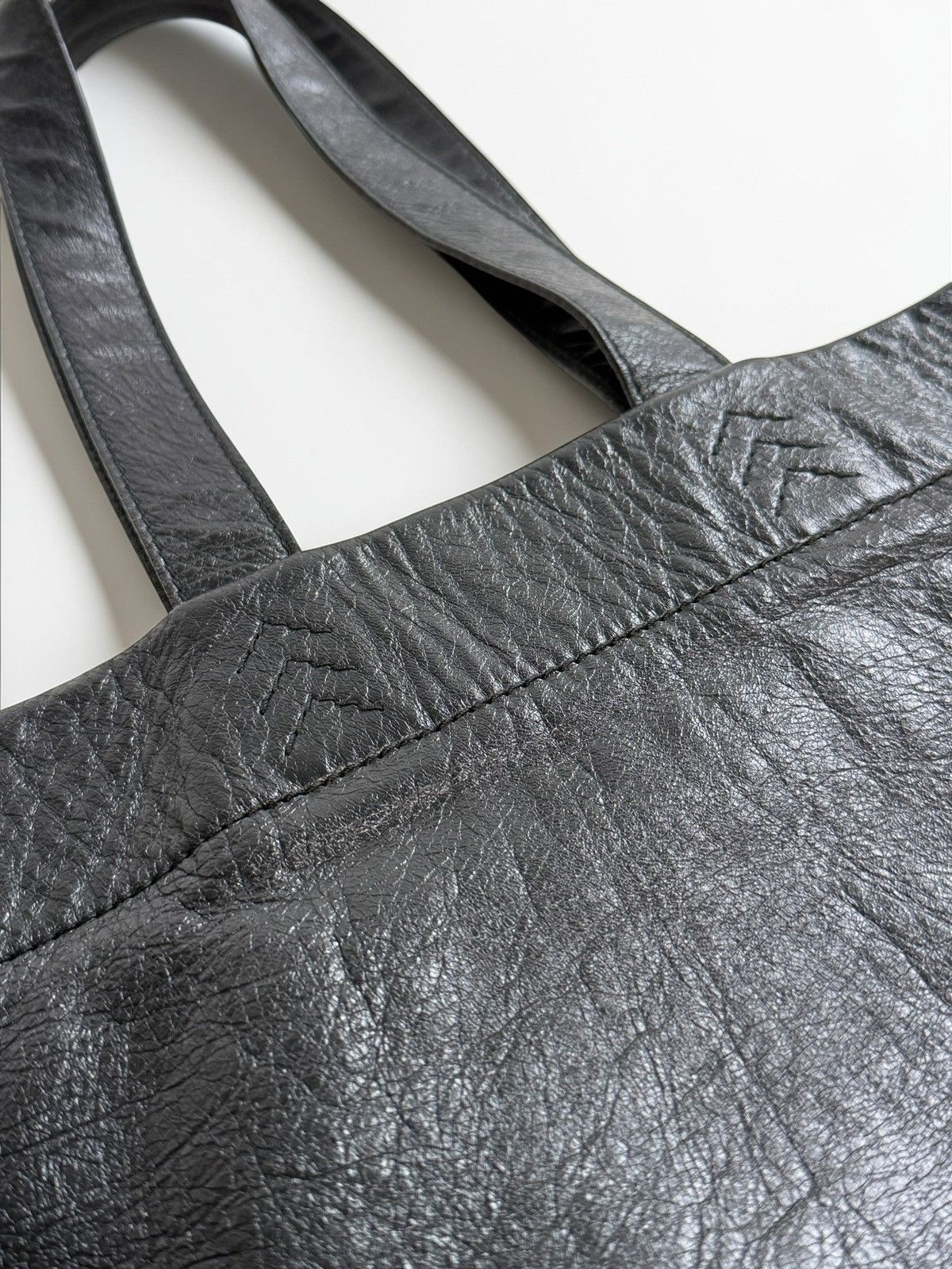 Balenciaga Balenciaga FW2018 "Europa!" Large Leather Tote Bag Size ONE SIZE - 6 Thumbnail