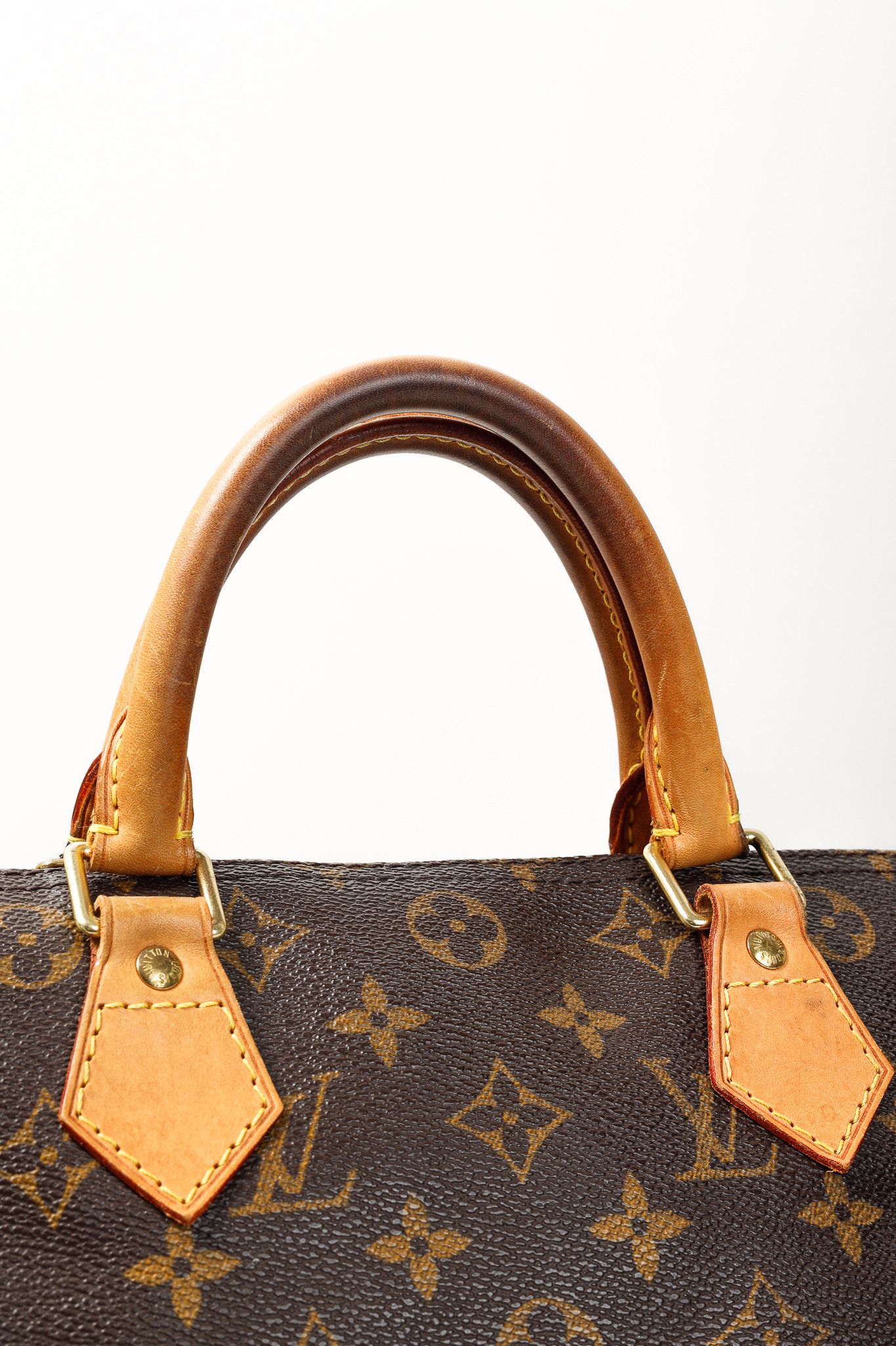 Louis Vuitton Louis Vuitton Speedy 30 Brown Monogram Double Handle Bag Size ONE SIZE - 7 Thumbnail