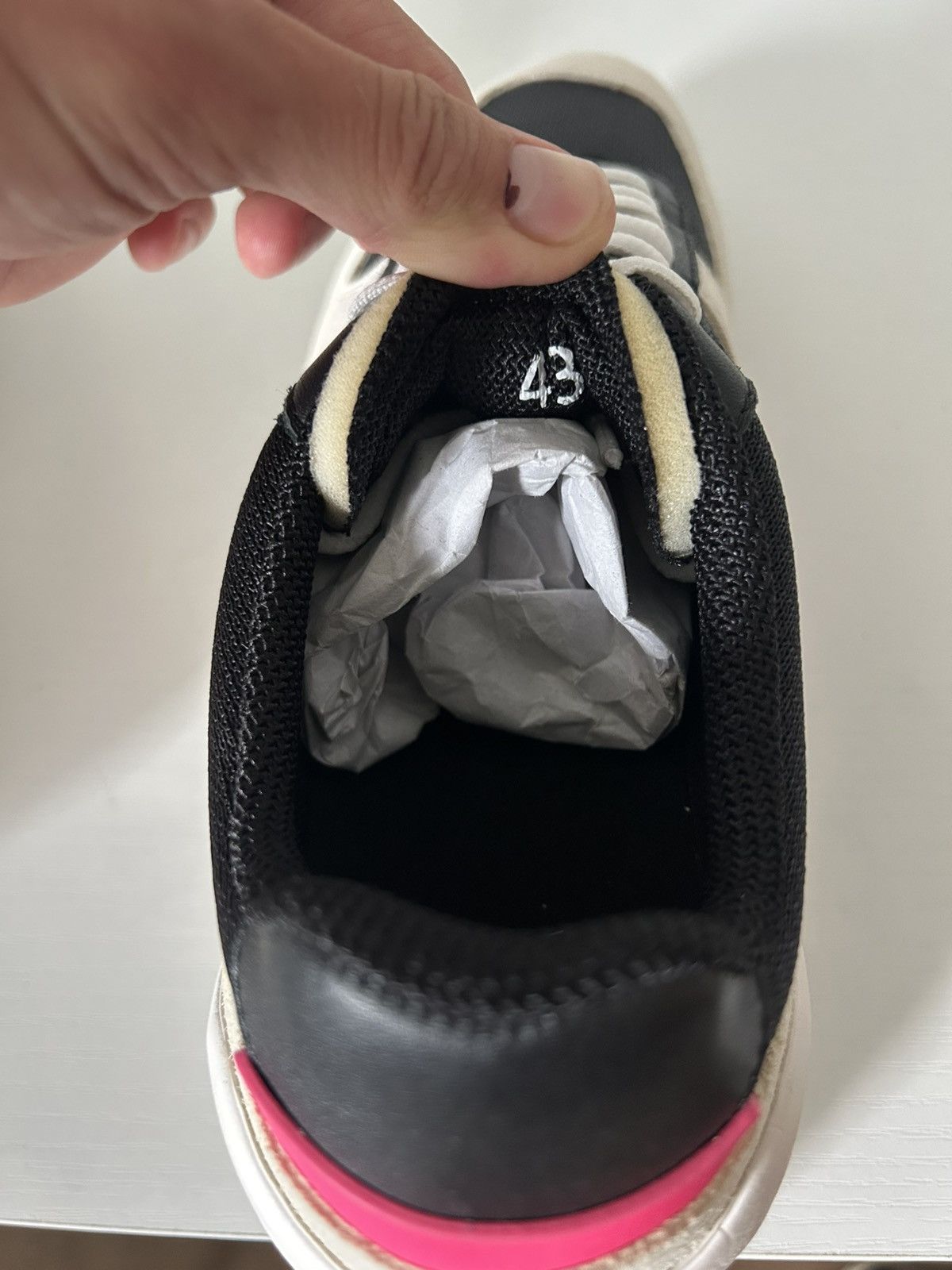 ROA ROA Vincent Sneaker Off White/Black Size US 10 / EU 43 - 7 Thumbnail