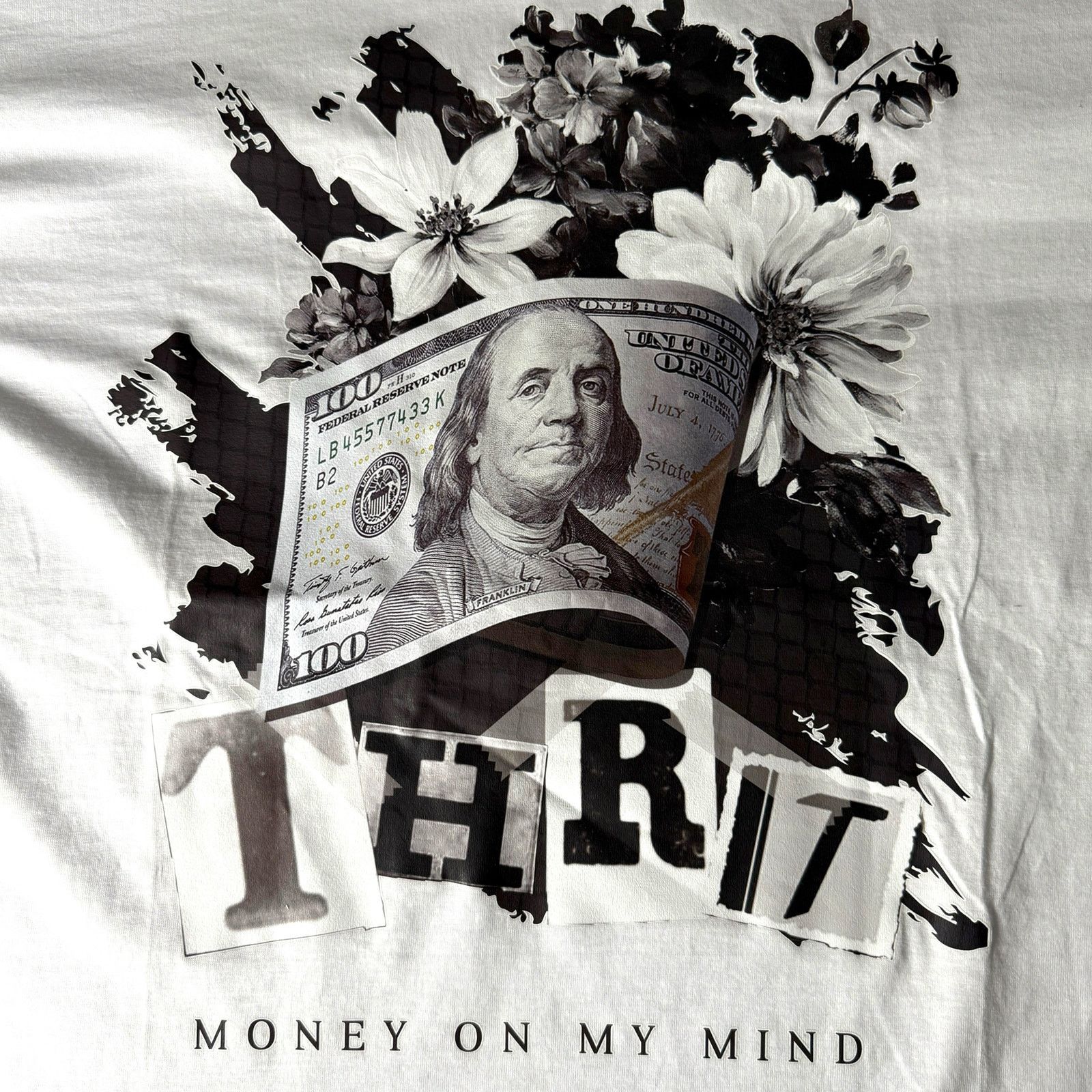 Other THRT Denim Money On My Mind T-shirt Men’s L - Streetwear Rap Size US L / EU 52-54 / 3 - 3 Thumbnail