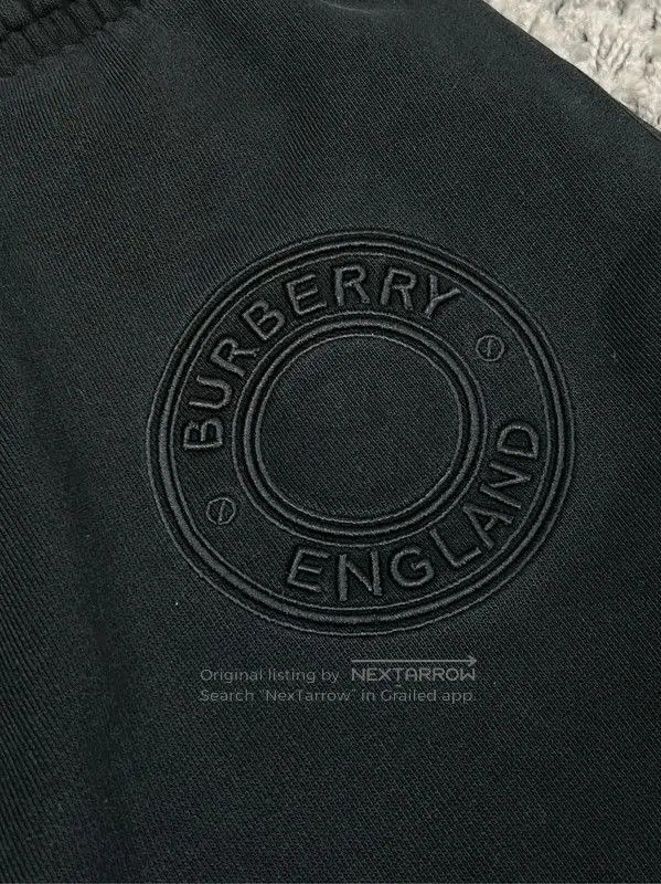 Burberry Burberry Black Cotton Casual Trousers for Women. Size 22" - 2 Thumbnail