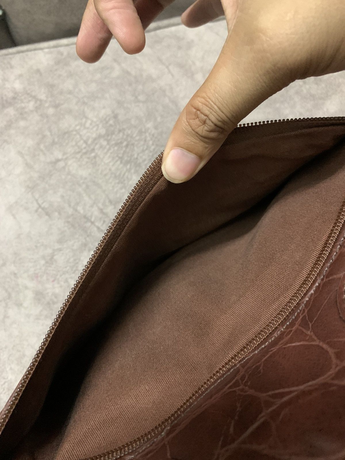 Handmade Birkin Bag Japanese Brand Faux Leather Size ONE SIZE - 10 Thumbnail