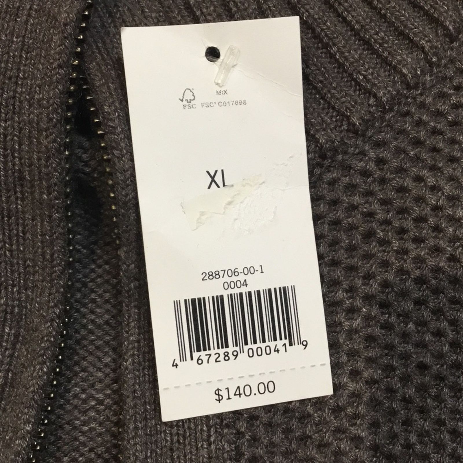 Banana Republic NWT Banana Republic Zip Up Sweater Size US XL / EU 56 / 4 - 4 Thumbnail