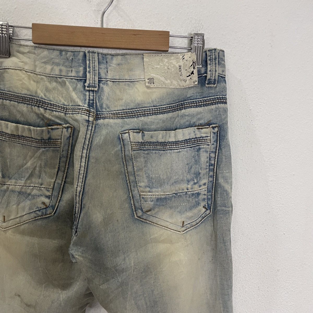 Diesel Vintage Dienel Distressed Denim Jeans Size 31" - 8 Thumbnail