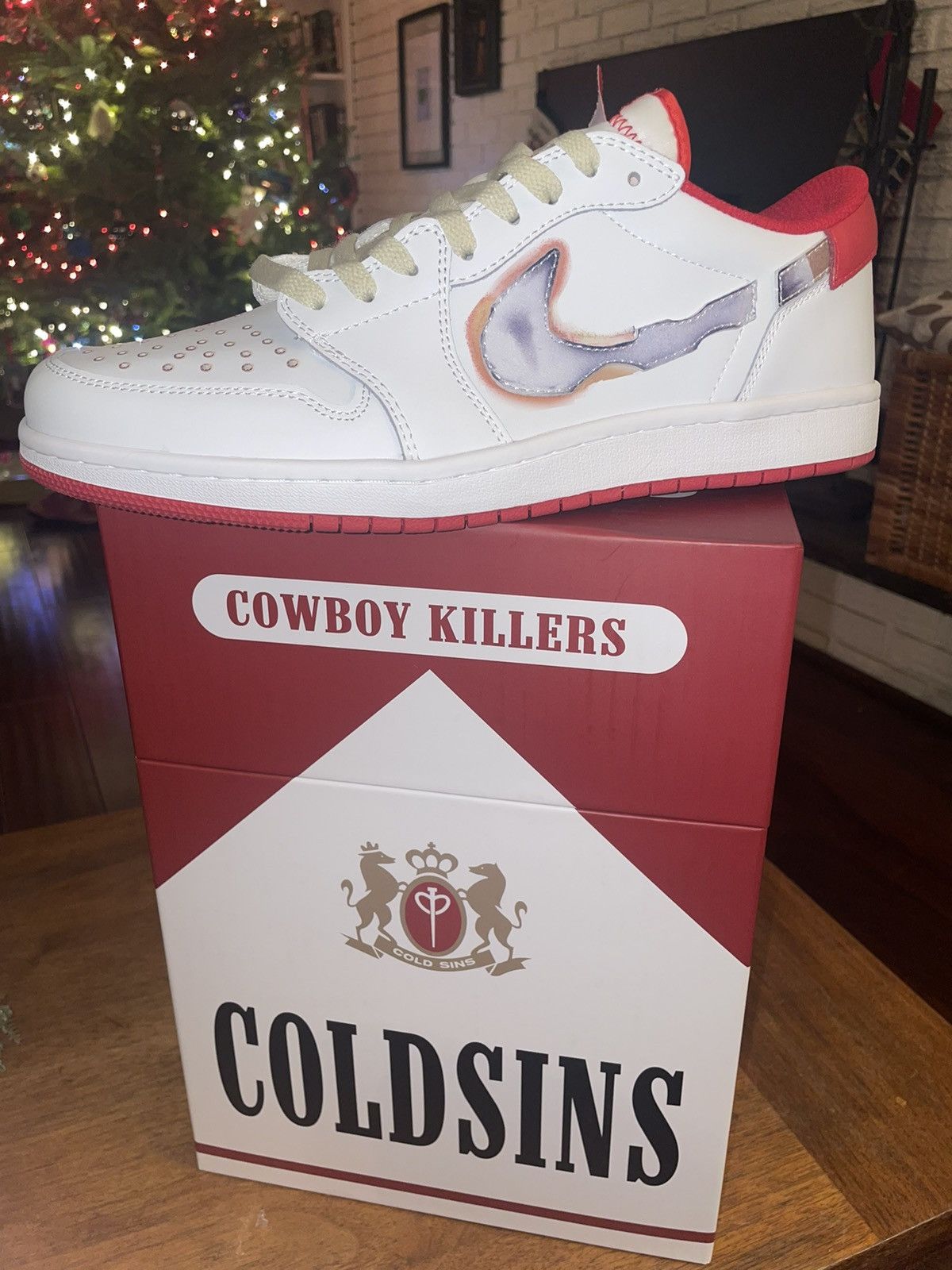 Custom Cold sins Cowboy Killer sneaker | Grailed