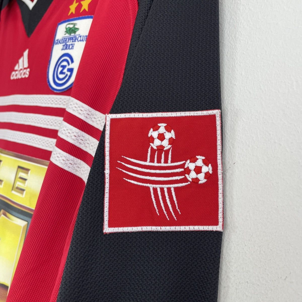 Adidas Grasshoppers Zurich Boris Smiljanic Away Jersey 1999/2000 Size US XL / EU 56 / 4 - 9 Thumbnail