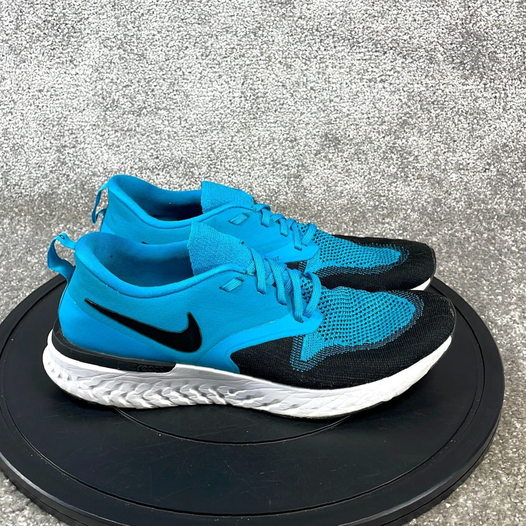 Nike Mens Running Shoes Odyssey React Blue Black Size 10