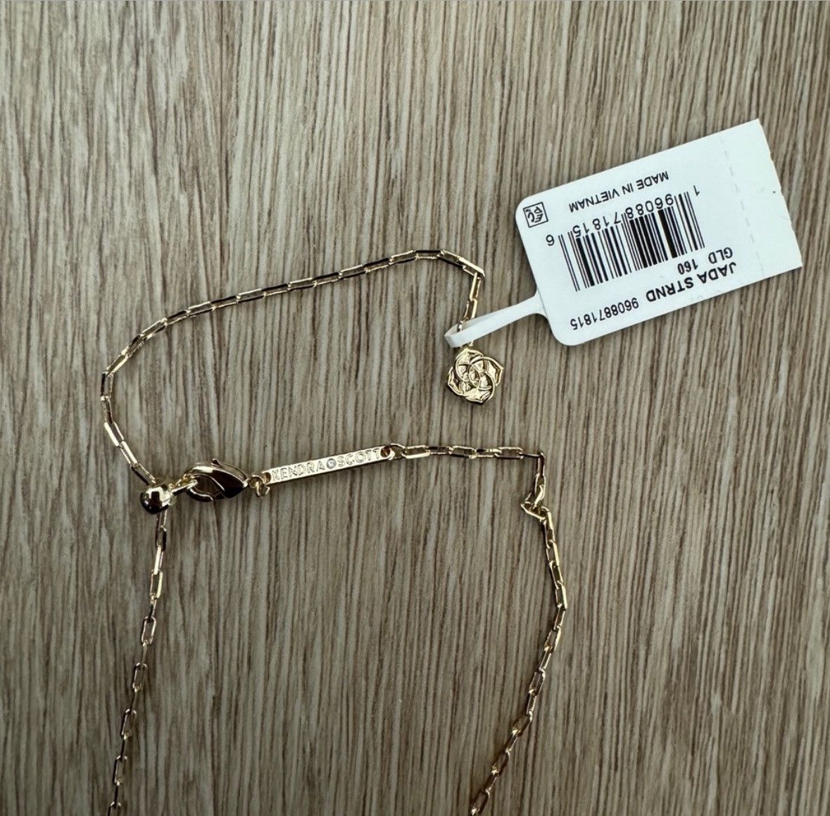 Kendra Scott NWT Kendra Scott Jada Gold Strand Necklace in White CZ Size ONE SIZE - 7 Thumbnail