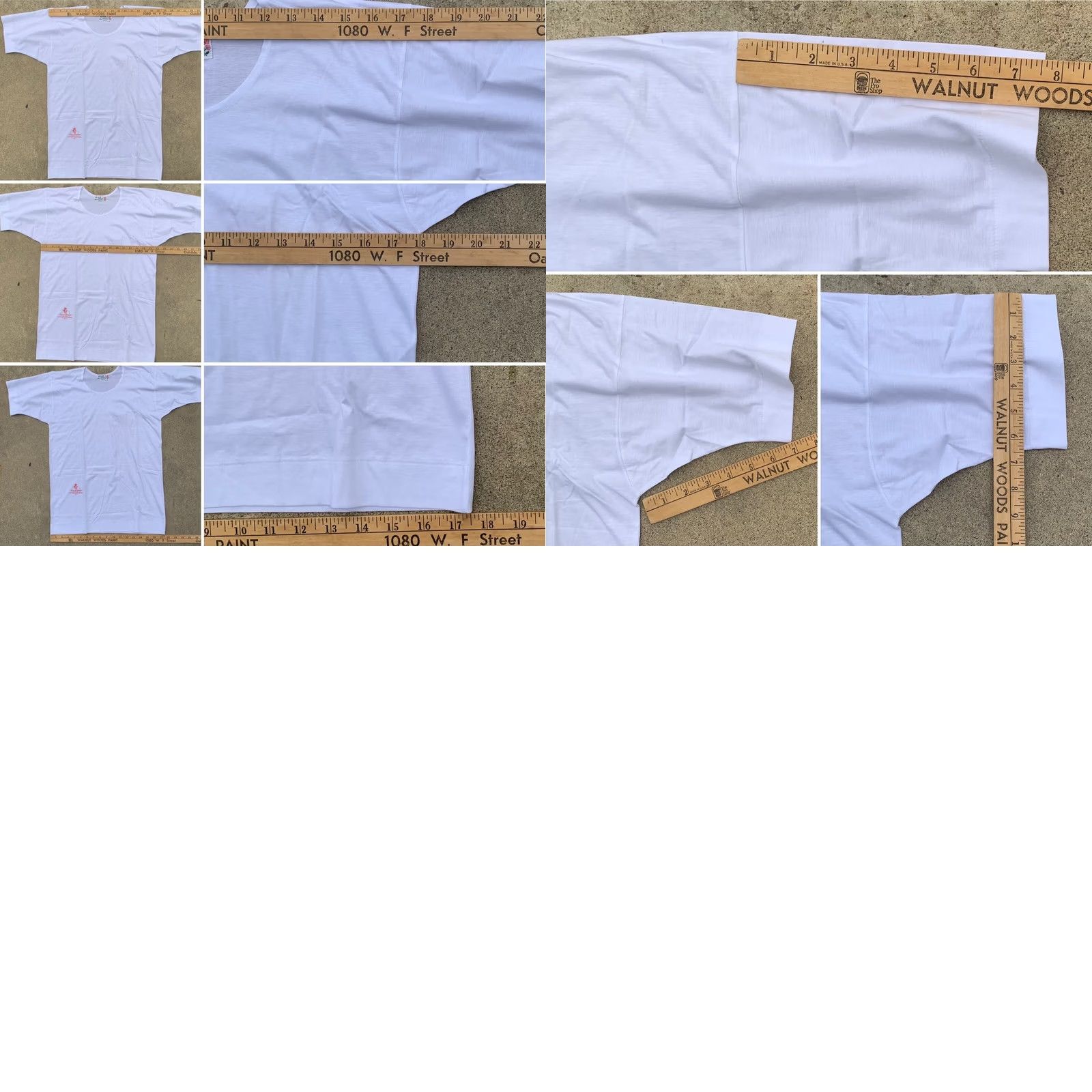 J Brand VINTAGE Chrysanthemum Brand The Pioneer Knitting Mill 36 t-shirt all cotton Mens Shirt 36 White Sportswear/Beach, Basic Tee, Original, Single stitch Size US M / EU 48-50 / 2 - 8 Thumbnail