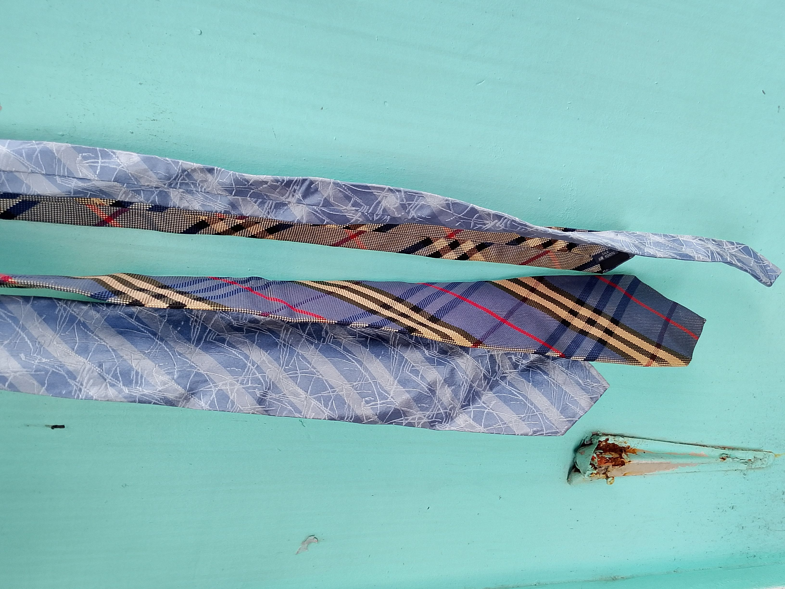 Burberry 💥 Burberry London Tie Classic Mensuit Accessories Size ONE SIZE - 8 Thumbnail