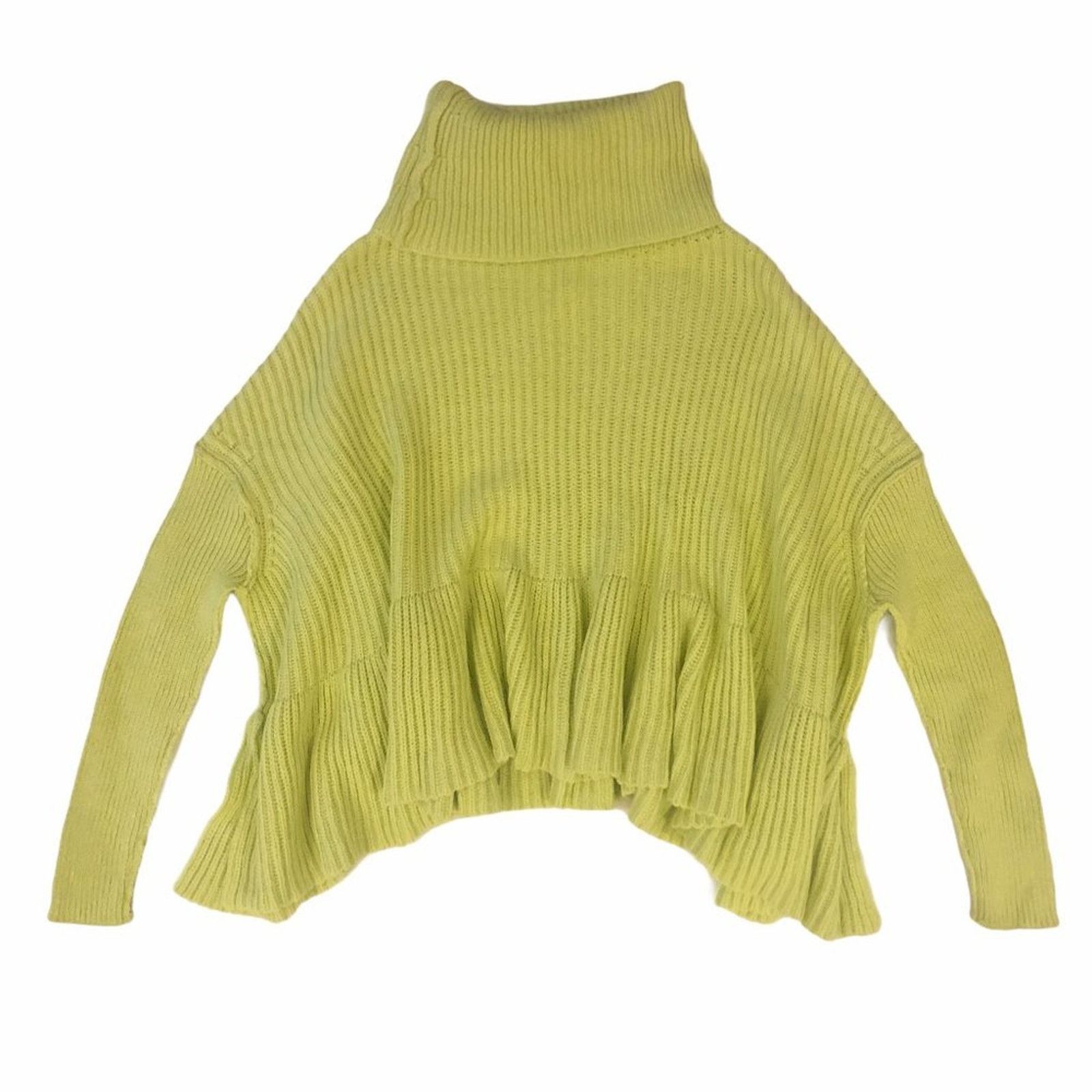 Free People Free People Layer Cake Sweater in Lime Size XS / US 0-2 / IT 36-38 - 3 Thumbnail