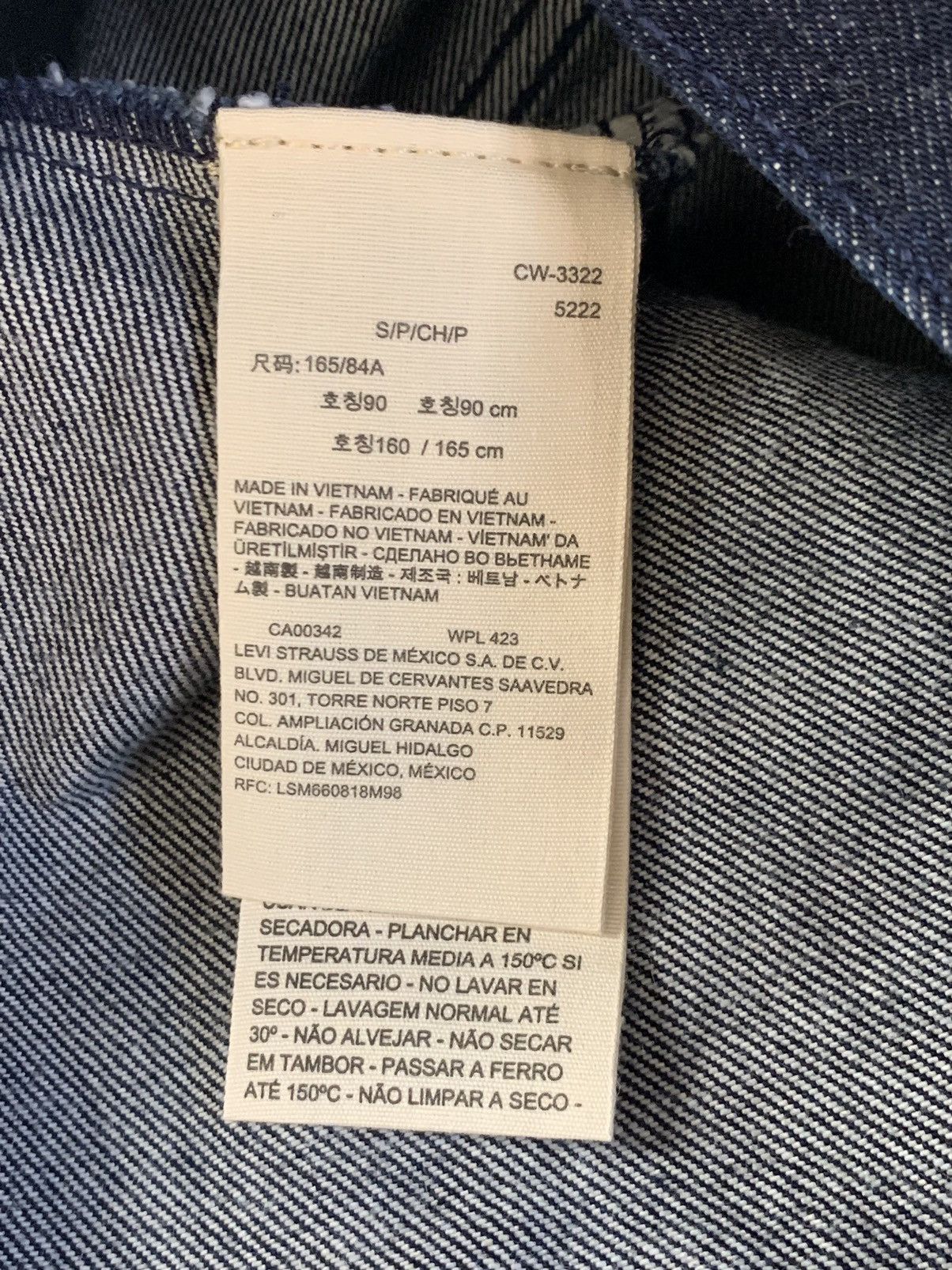 Designer × Levi's × Levi's Vintage Clothing RARE New Levi’s Big E WellThread Organic Cotton Denim Jacket Size S / US 4 / IT 40 - 11 Thumbnail