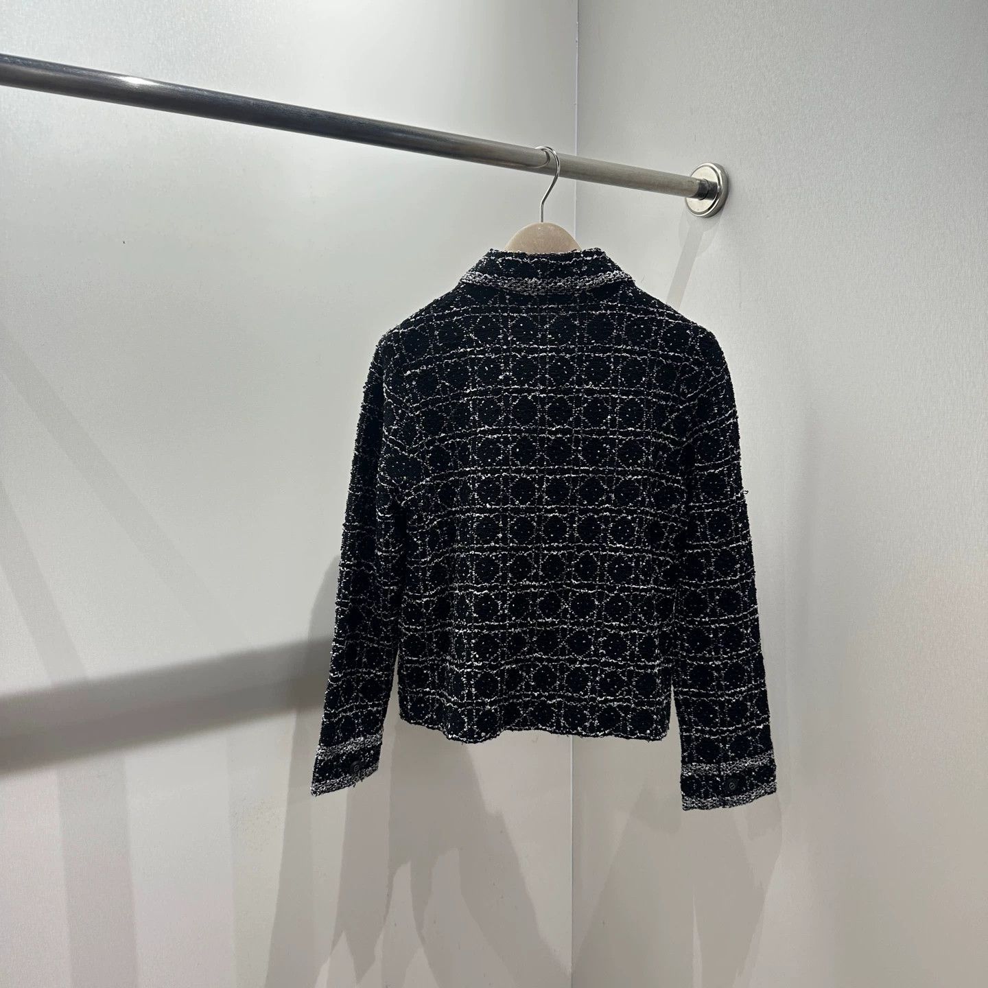 Christian Dior Monsieur Dior apr447 Black & White Tartan CD Cotton Jkt 36 Size XS / US 0-2 / IT 36-38 - 2 Thumbnail