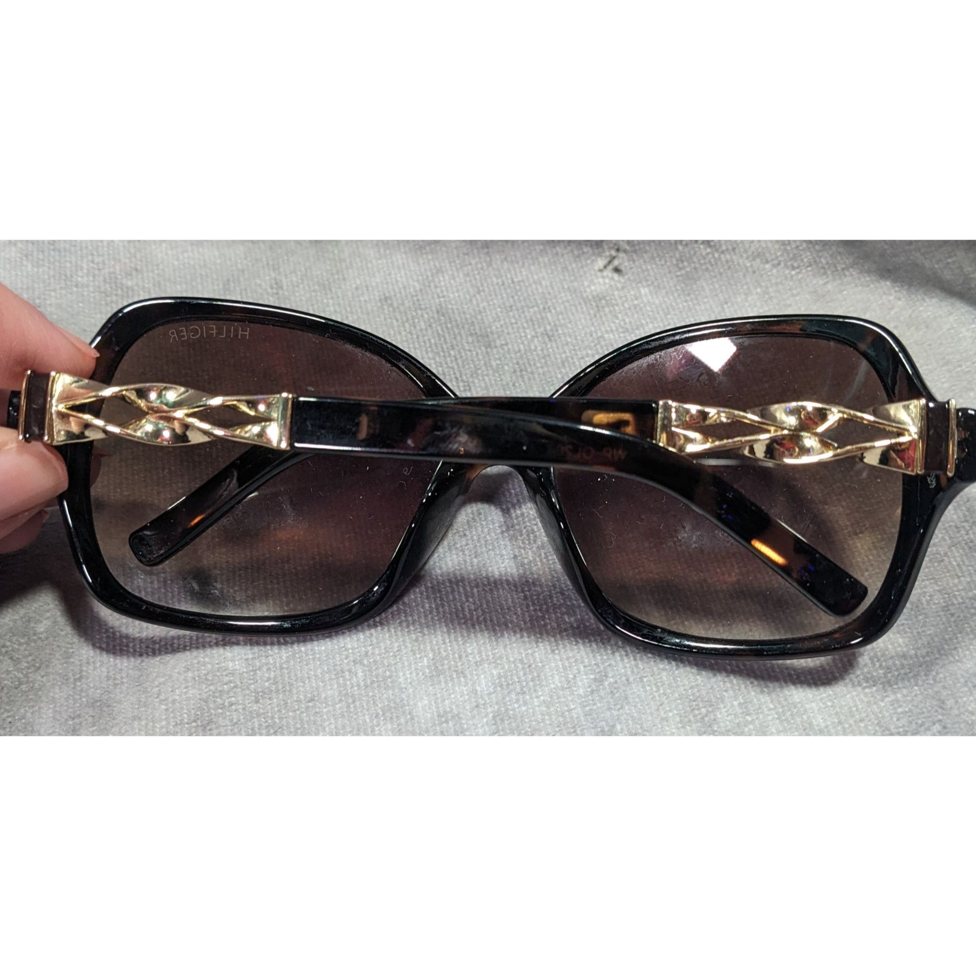 Tommy Hilfiger Tommy Hilfiger Preppy Joy WP Tortoise And Gold Twist Sungles Size ONE SIZE - 7 Thumbnail