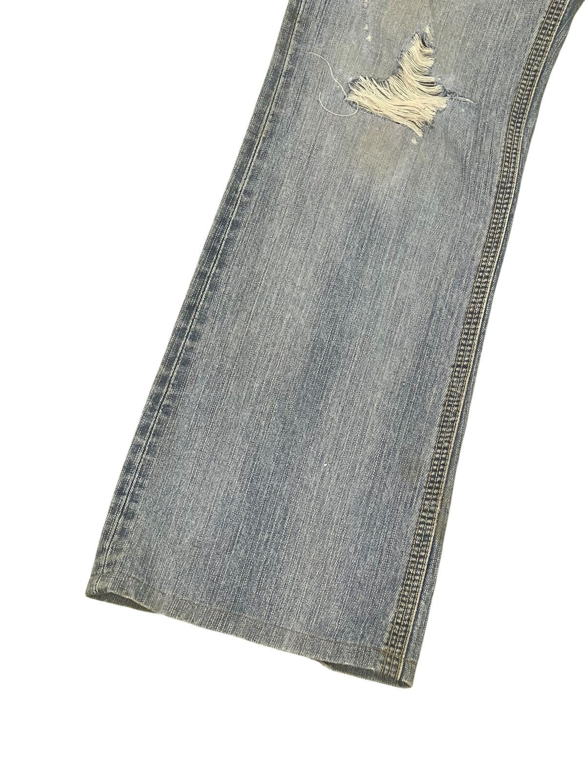 Le Grande Bleu (L.G.B.) Flare Jeans Edwin Japan Faded Distress Boot Cut 2🟦5 Size US 32 / EU 48 - 5 Thumbnail