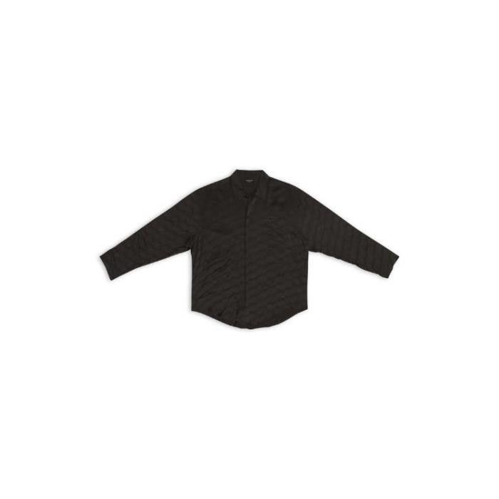 Balenciaga o1tr1nto0526 BB Monogram Minimal Shirt in Black Size XS / US 0-2 / IT 36-38 - 5 Thumbnail