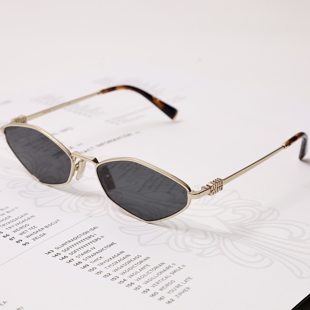 Miu Miu MIU MIU 0MU 56ZS SUNGLASSES Size ONE SIZE - 2 Thumbnail