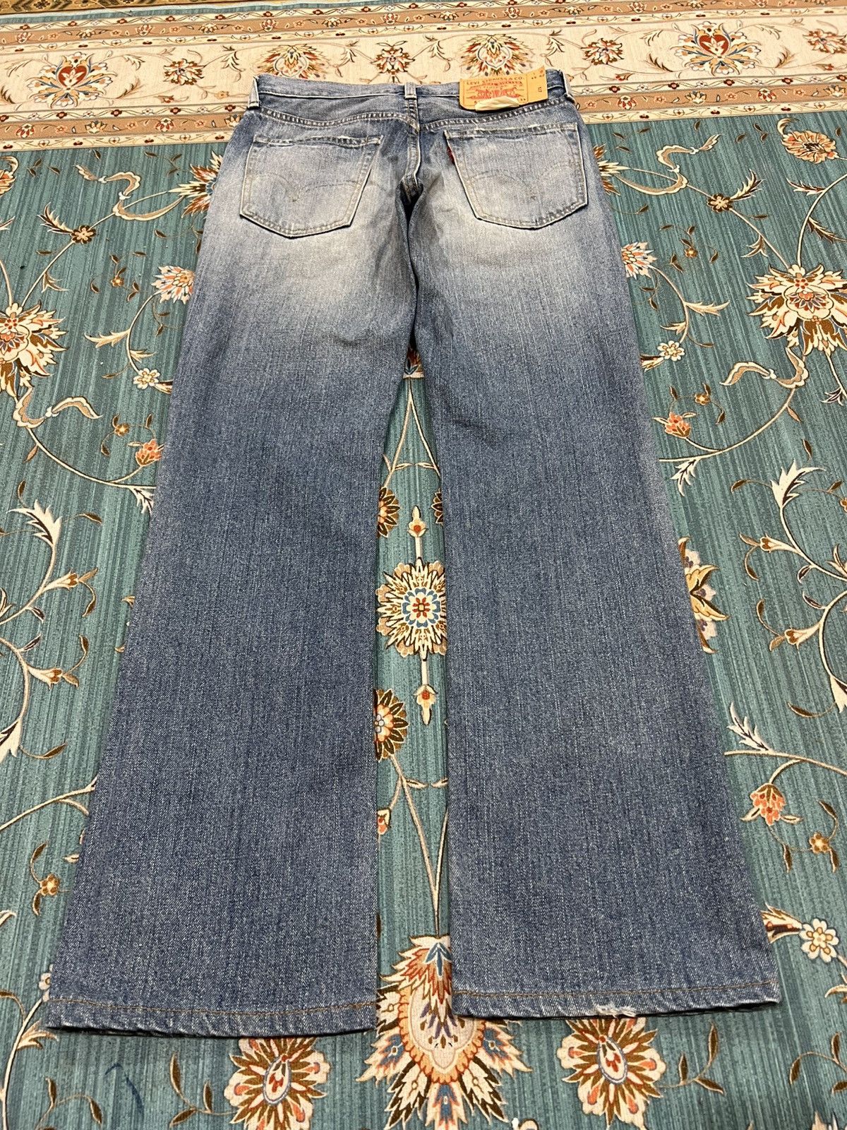 Levi's Vintage Flare Levis 517 Faded Denim Jean Size US 28 / EU 44 - 2 Thumbnail