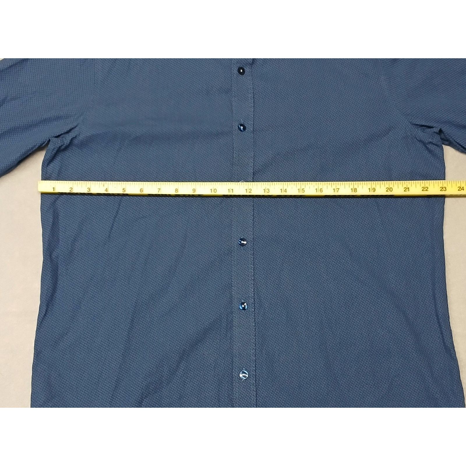 Other Fungus (2XL) Slim Fit Blue Dress Button Short Sleeve Shirt Size US XXL / EU 58 / 5 - 3 Thumbnail