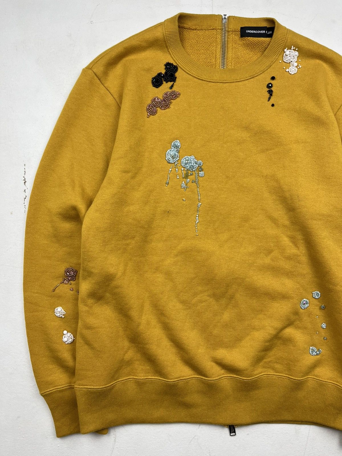 Undercover Undercover Beaded Embroidered Zip-Back Sweatshirt Size XS / US 0-2 / IT 36-38 - 2 Thumbnail