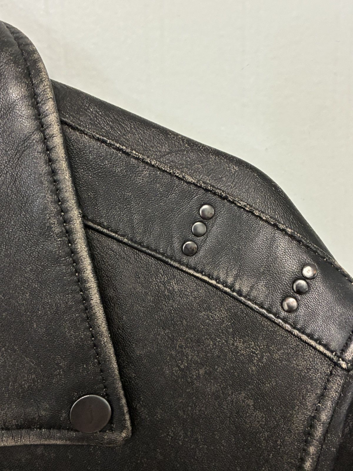 John Varvatos Led Zeppelin leather biker jacket EU 52 USA 42 Size US L / EU 52-54 / 3 - 8 Thumbnail