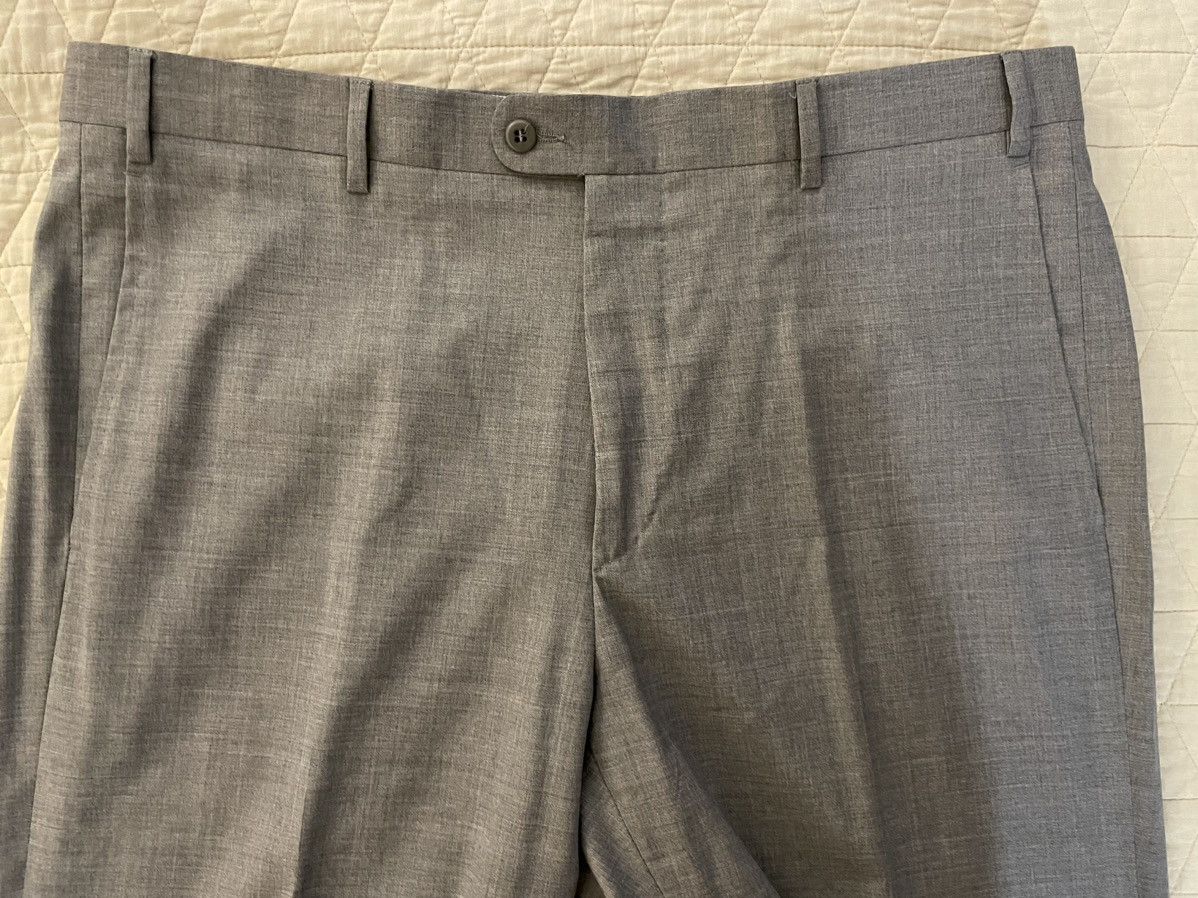 Zanella 'Todd' Super 120's Wool Serge Tropical Weight Trouser Size 38R - 9 Thumbnail