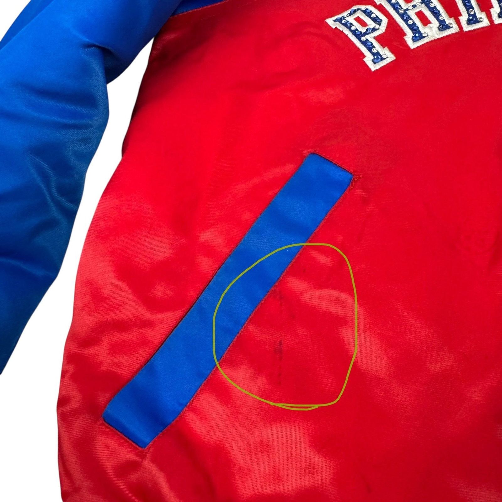 Vintage Hardwood Classics G-lll & Carl Men Philadelphia 76ers Jacket Size US S / EU 44-46 / 1 - 9 Thumbnail