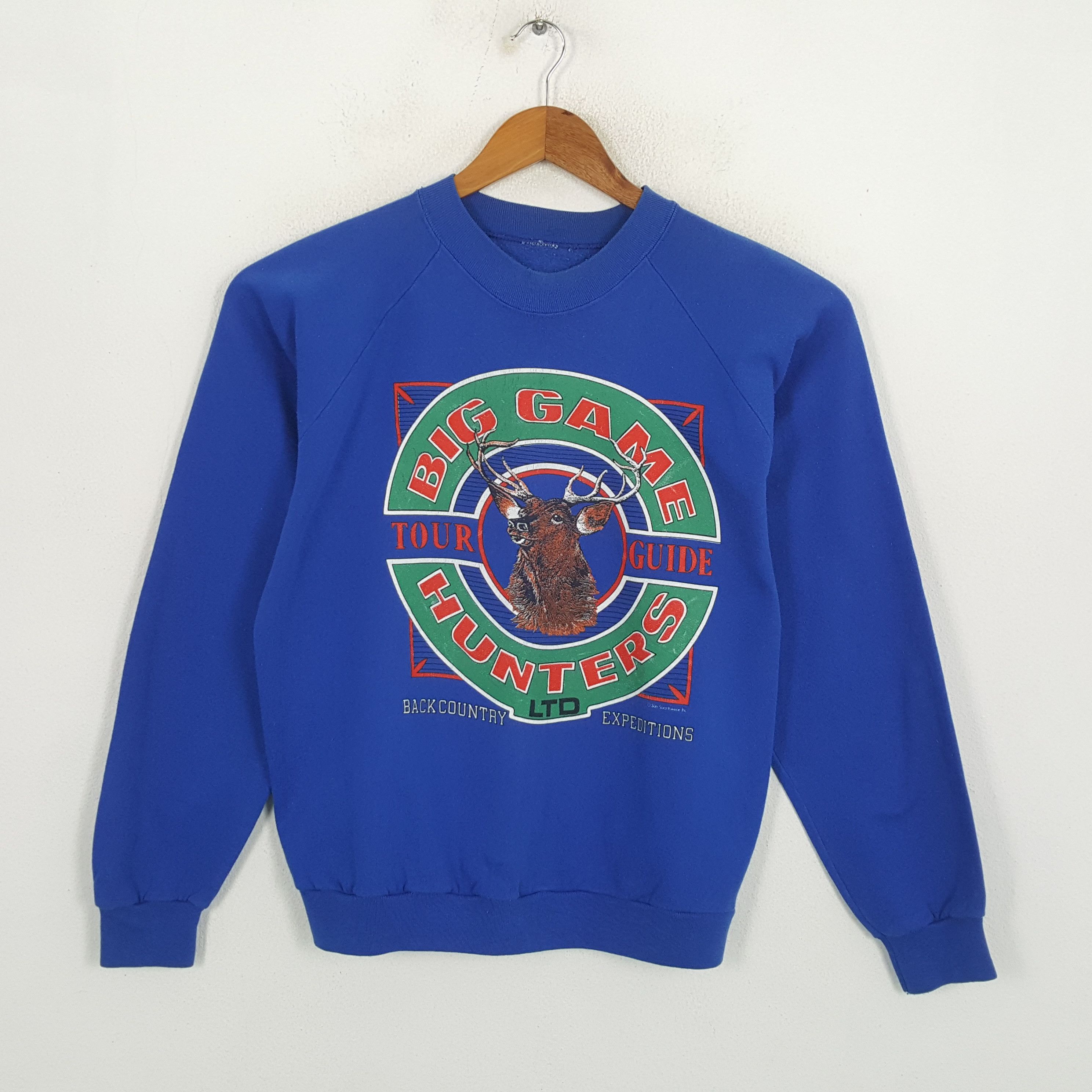 Vintage BIG GAME HUNTERS American Style Sweatshirts