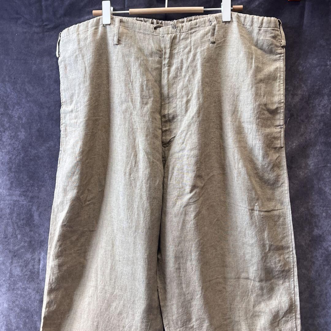 Yohji Yamamoto Yohji Yamamoto Linen Wide Pant Size US 39 - 2 Thumbnail