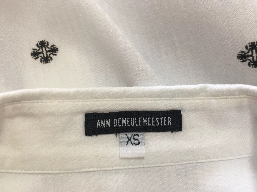 Ann Demeulemeester Ann Demeulemeester Printed Shirt XS Small Round Neck Size XS / US 0-2 / IT 36-38 - 7 Thumbnail