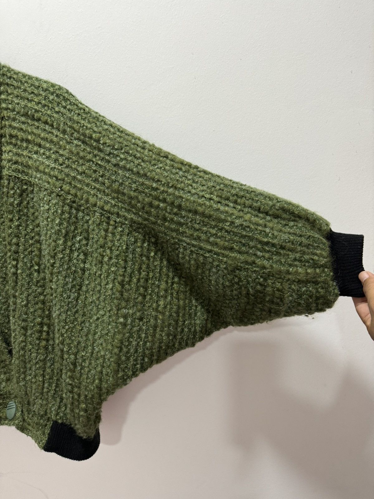 Japanese Brand JAPANESE DESIGN CASHMERE WING STYLE CARDIGAN Size M / US 6-8 / IT 42-44 - 10 Thumbnail
