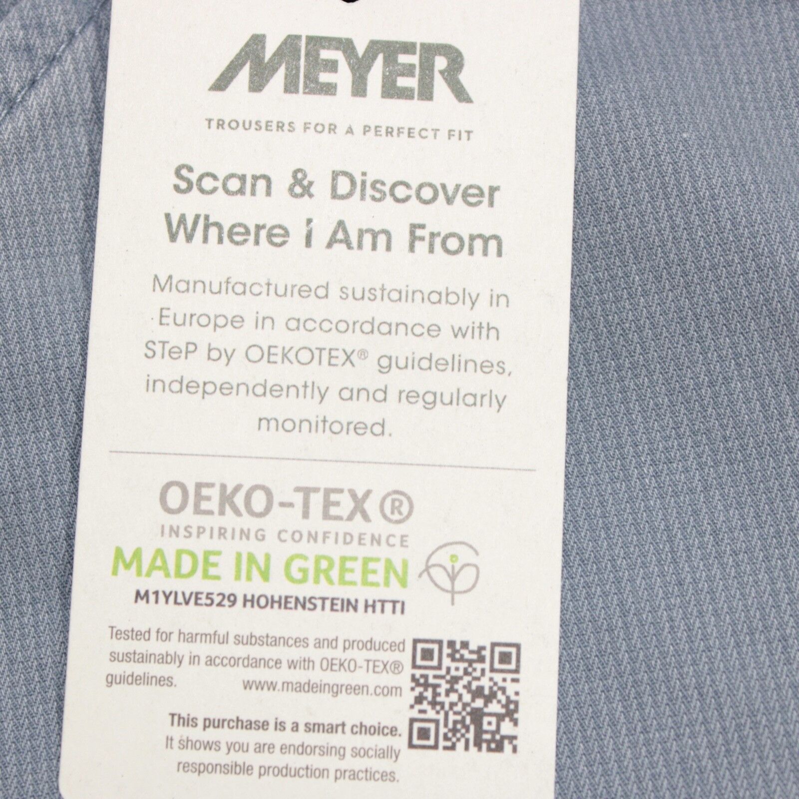Other Meyer New with tags Chino Size 34 US In Blue Size US 34 / EU 50 - 8 Thumbnail
