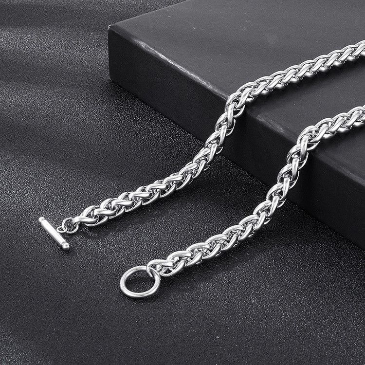 Designer Fashion Chains Stainless Steel Hand Made Necklace Size ONE SIZE - 2 Thumbnail