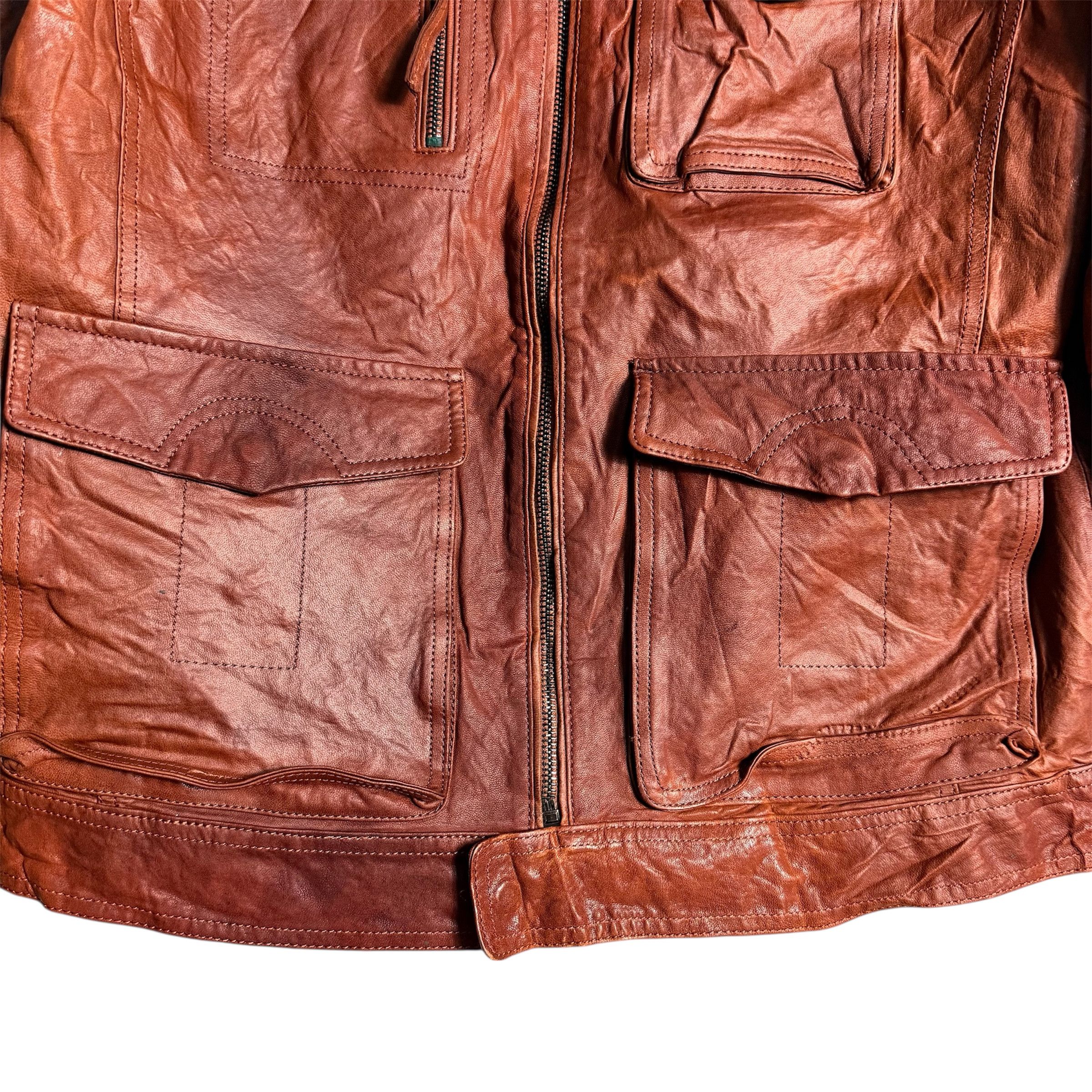 Genuine Leather 🔥RARE🔥Vintage Bassowicus Men Leather Jacket Daytona Size US L / EU 52-54 / 3 - 5 Thumbnail