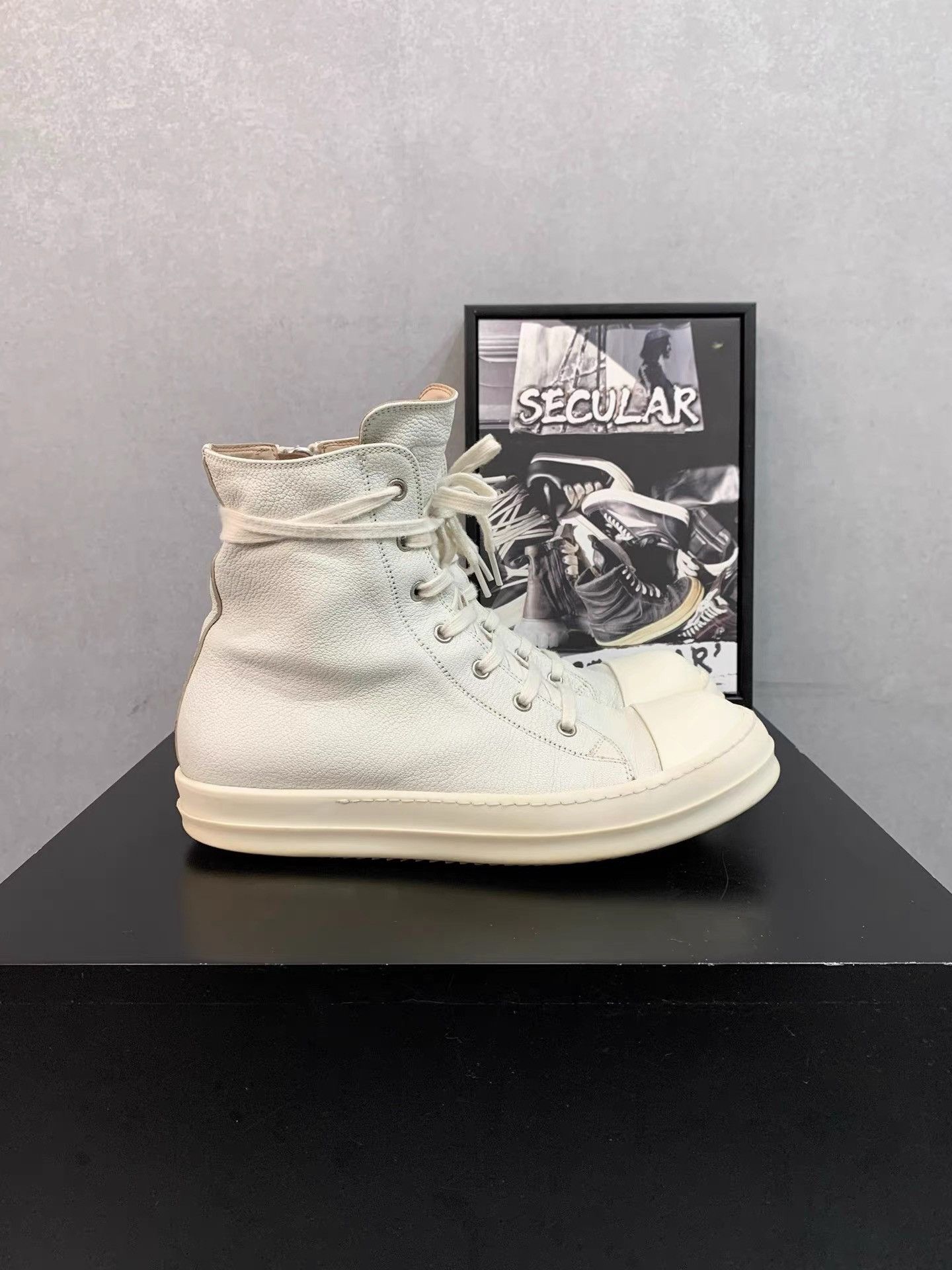 Rick Owens Rick Owens Mint Green Mainline Ramones K34 Size US 8 / EU 41 - 3 Thumbnail