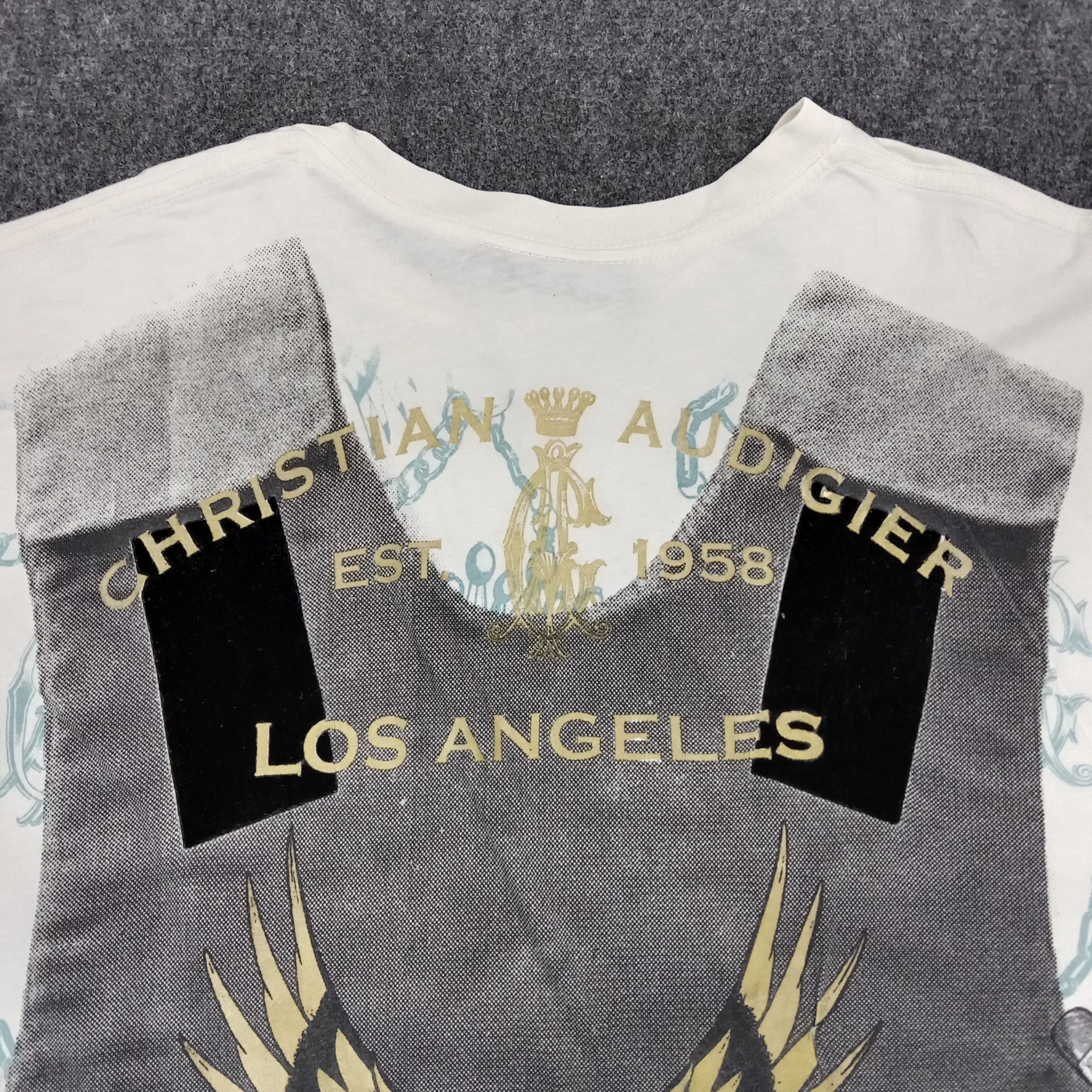 Christian Audigier Christian Audigier Los Angeles American Tshirt C267N4 Size US L / EU 52-54 / 3 - 8 Thumbnail