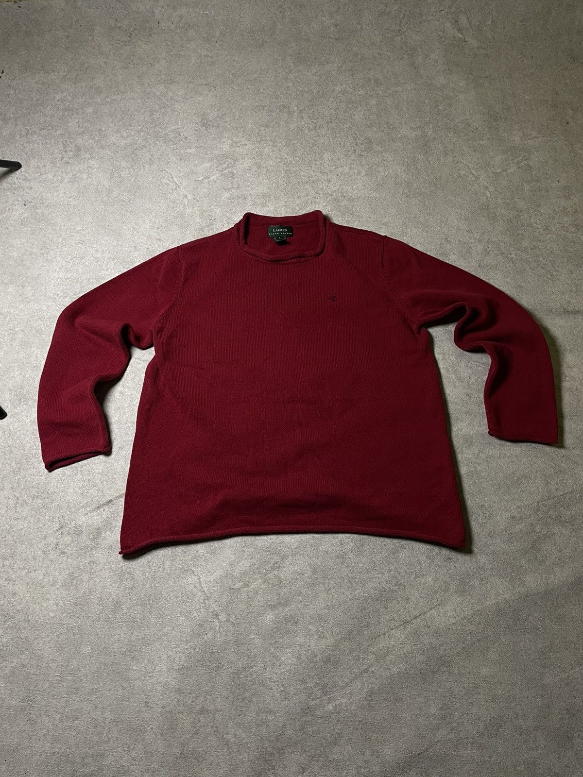 RRL Ralph Lauren Vintage Navy Ralph Lauren Polo Sweater USA College Size US L / EU 52-54 / 3 - 5 Thumbnail