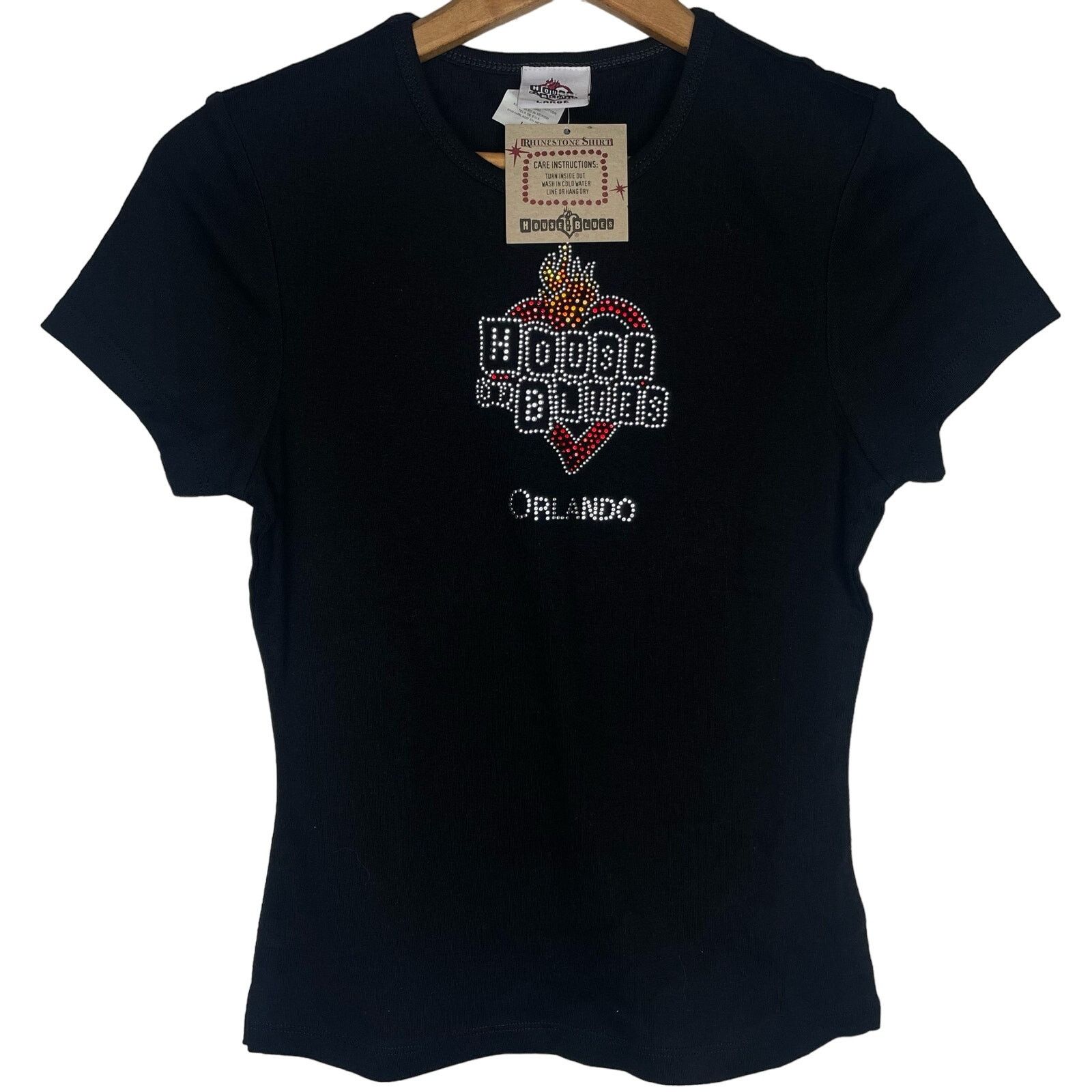 Other NWT House of Blues Rhinestone Shirt Size L / US 10 / IT 46 - 5 Thumbnail