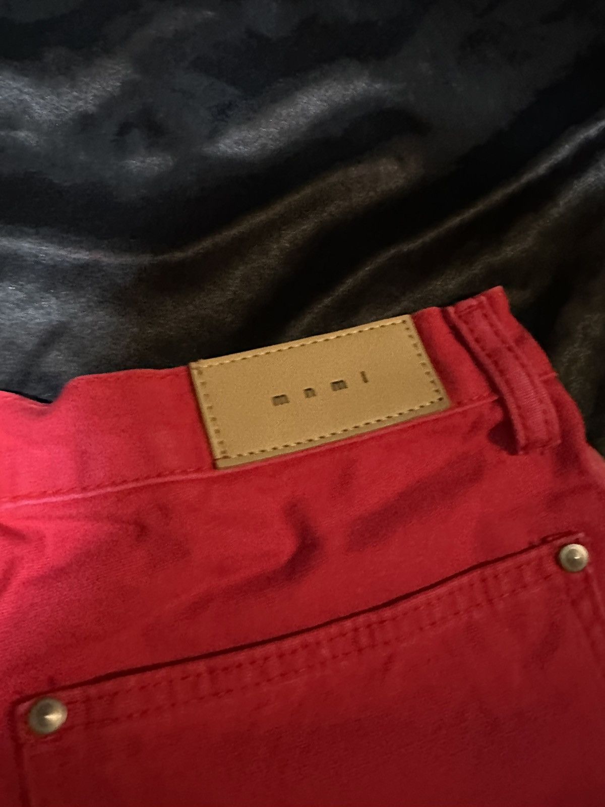 MNML MNML Red/ Pink Flare Jeans 30” Size US 30 / EU 46 - 4 Thumbnail