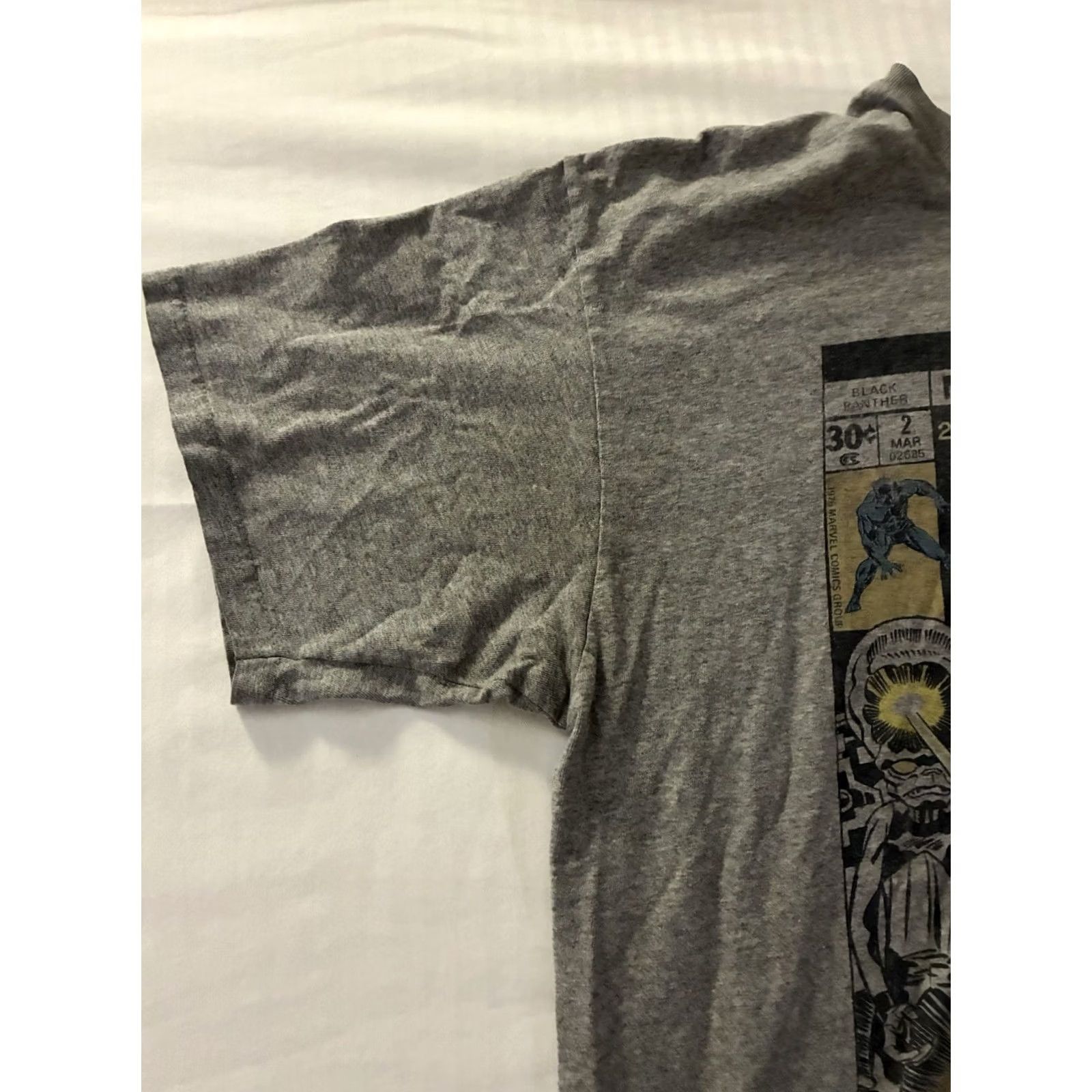 Vintage VINTAGE Black Panther MARVEL COMICS Gray T-Shirt XL Size US XL / EU 56 / 4 - 4 Thumbnail