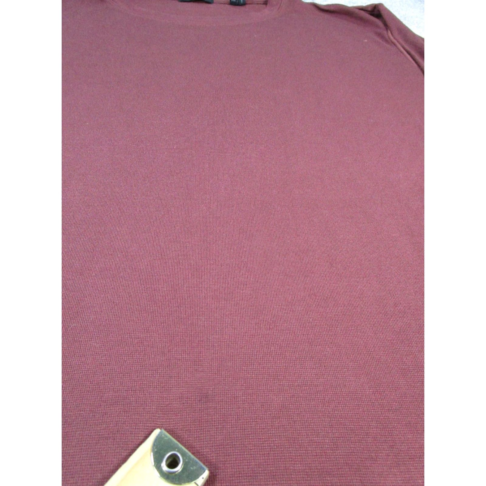 Theory Theory Shirt Womens Xxl Red Knit Longsleeve T-Shirt Solid Round Neck Pullover Modal Knit Sleeves Basic 2XL Red Womens Mens? Size XXL / US 16-18 / IT 52-54 - 6 Thumbnail
