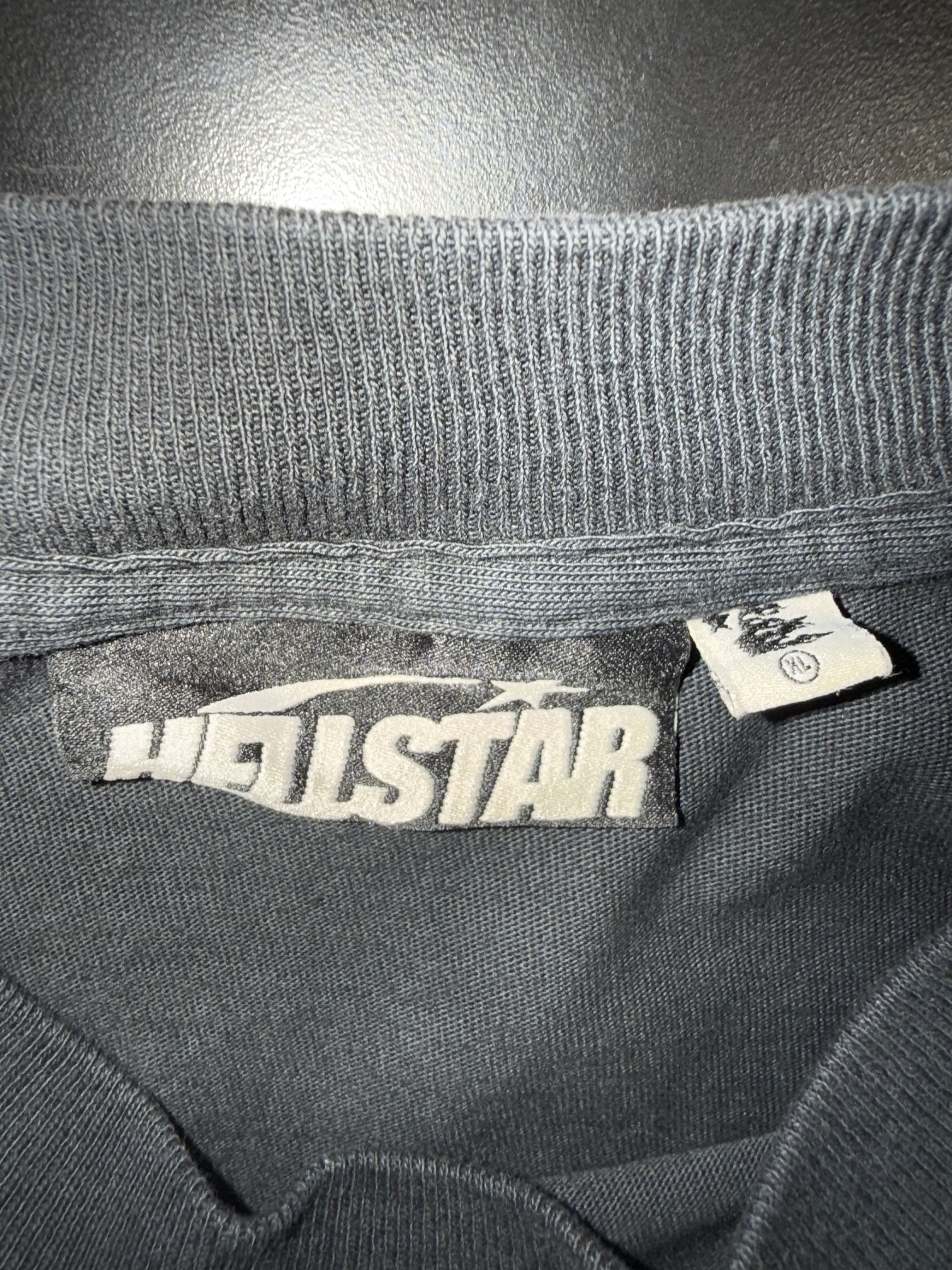 HELLSTAR Hellstar L/S Tee Black Braile Logo P2P Size US XL / EU 56 / 4 - 3 Thumbnail