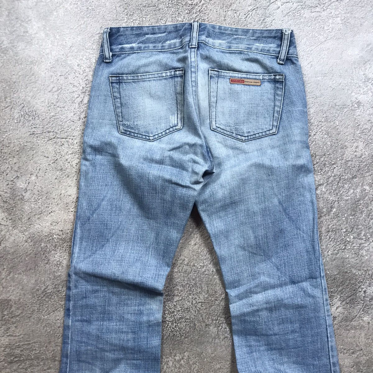 Vintage Vintage Y2K Distressed Flared Jeans Grunge Skate Baggy 26 Size 26" / US 2 / IT 38 - 5 Thumbnail