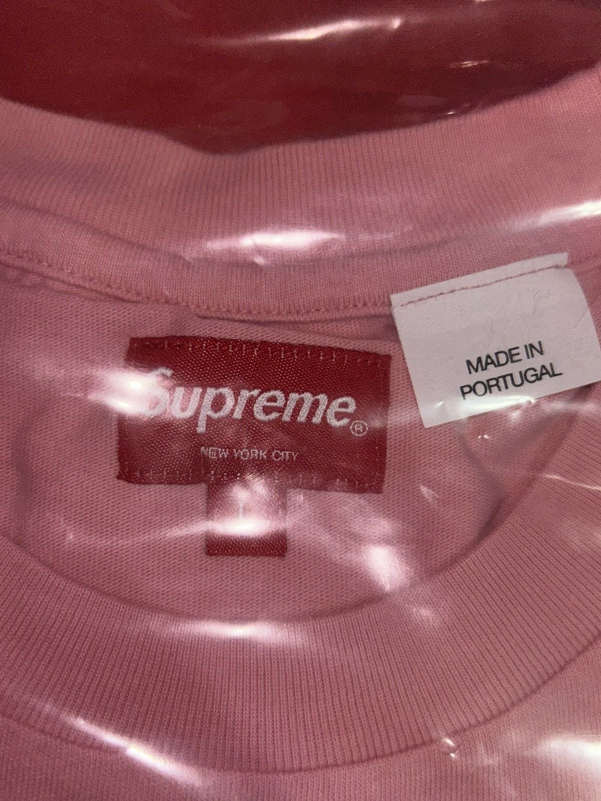 Supreme Supreme Small Box L/S Tee (SS23) Pink size L NEW Size US L / EU 52-54 / 3 - 4 Thumbnail