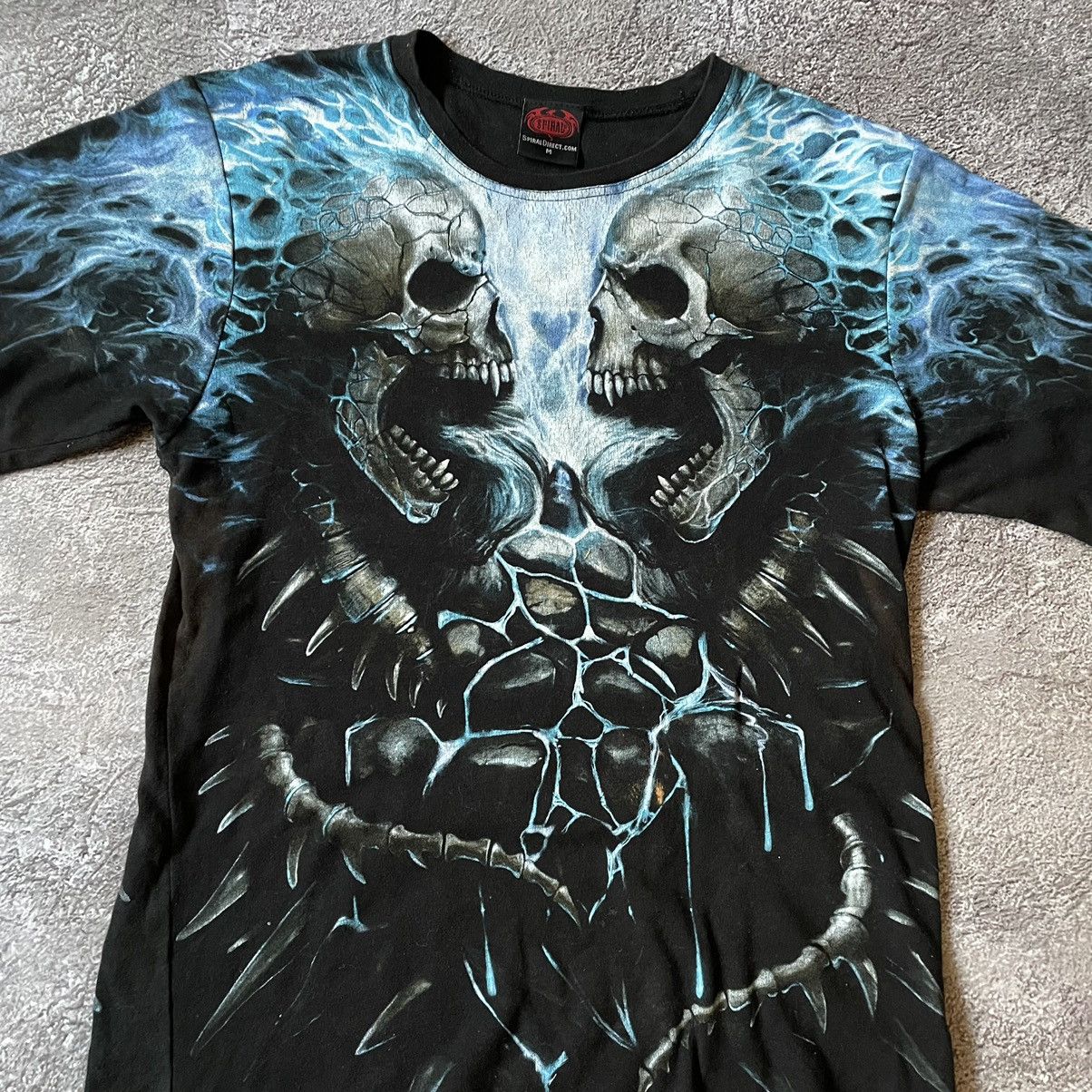 Vintage Vintage Y2K Horror Vampire Graphic Tee Dark Grunge Boxy M Size US M / EU 48-50 / 2 - 2 Thumbnail